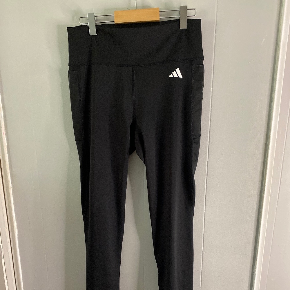 Adidas Train Optime Stash High Rise Leggings - Picture 1 of 5